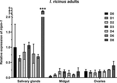 Iripin-1, a new anti-inflammatory tick serpin, inhibits leukocyte recruitment in vivo while altering the levels of chemokines and adhesion molecules